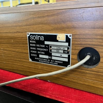 ARP Solina String Ensemble Polyphonic Analog Synthesizer 1974 - 1979 - Black image 7