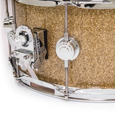 DW Collector's Series 6.5x14 333 Maple Snare - Gold Glass - Chrome HW image 5