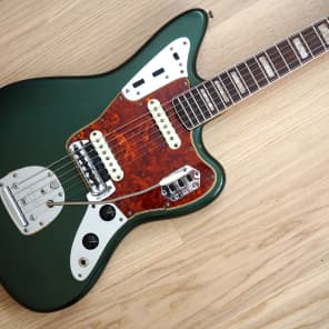 ギター Fender Jaguar Green Fender Vintera '60s Jaguar Modified Electric Guitar Surf