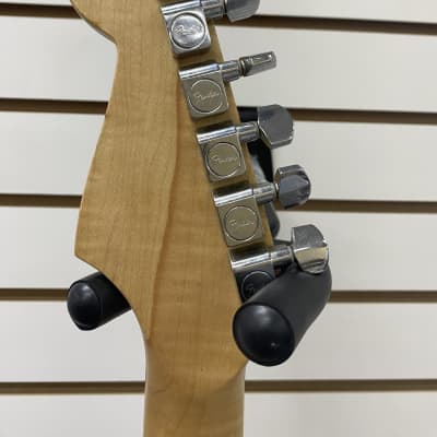 Fender Stratocaster Standard-w/Lightning Flame Neck-Satin Candy Apple Red w/Hard case image 7
