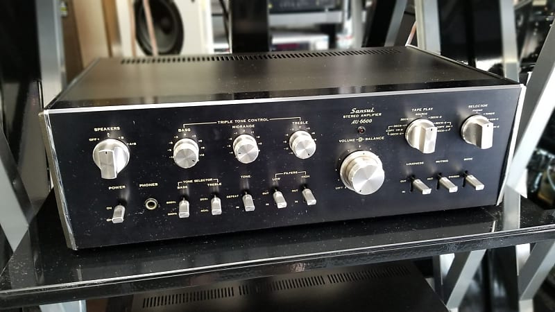 【動作品】　SANSUIプリメインアンプ AU-6600 SANSUI AU-6600の仕様 サンスイ