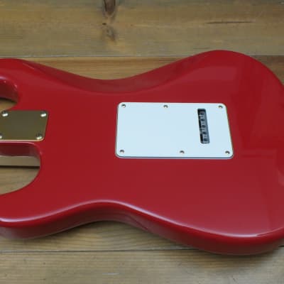 Fender Stratocaster FR Gold HSS * Noiseless 4 / Shawbucker 1991 Fiesta Red imagen 18