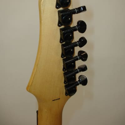 Washburn WG-587 7-String Electric Guitar, Red Metallic image 8