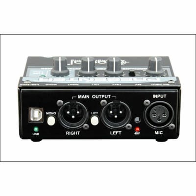 Radial Presenter Presentation Mixer with Mic Preamp 3.5mm Stereo Input and USB Interface image 2