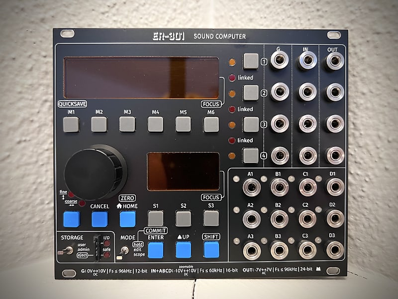 Orthogonal Devices ER-301 Sound Computer w/ Black