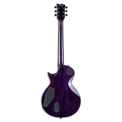 ESP LTD EC-1000 Electric Guitar - See-thru Purple Sunburst image 2