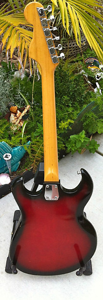 RARE VINTAGE 60'S APOLLO GUITAR W/DELUXE CHROME PICK GUARD