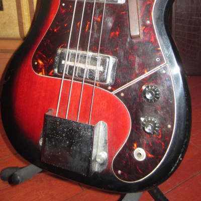 ~1968 Teisco  Kimberly Bass Sunburst for sale
