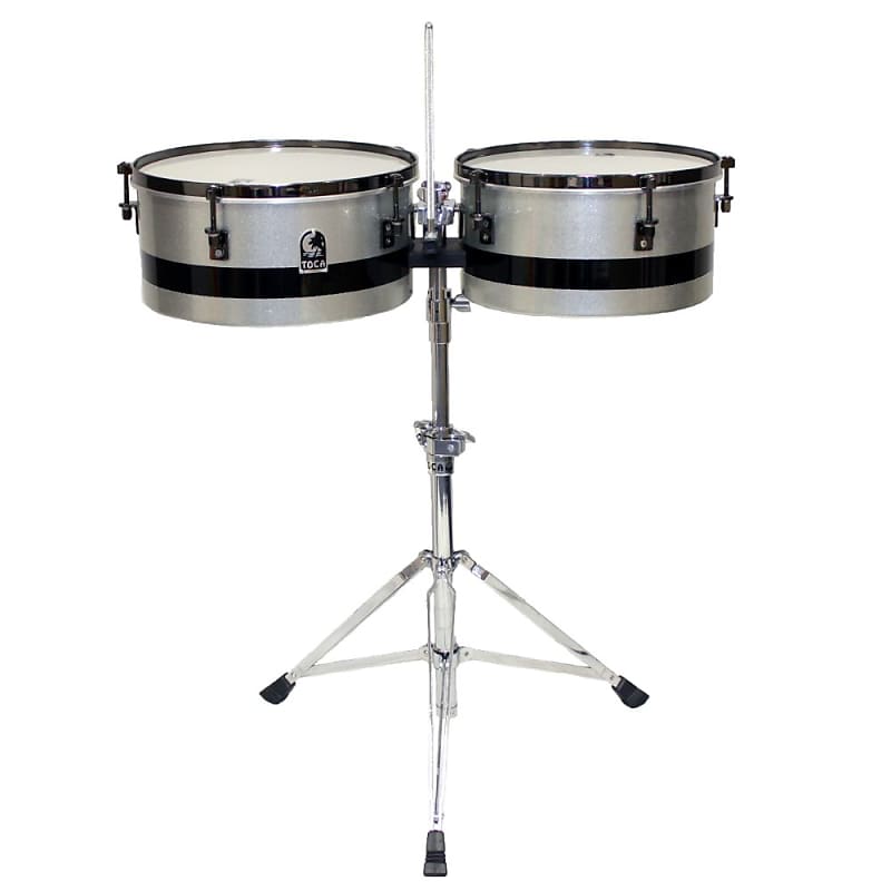 Toca Percussion T1415-EVGG Eric Velez Signature 14/15" Timbales with Stand imagen 1