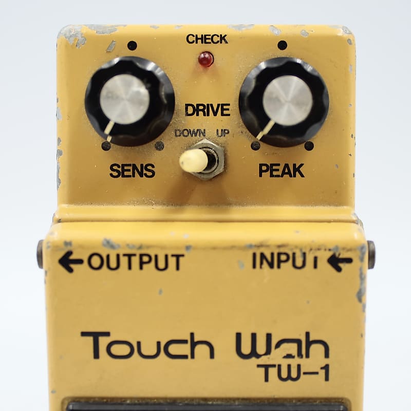 Boss TW-1 Touch Wah 1980 Made in Japan Silver Screw ACA Vintage Guitar  Effect Pedal 9400