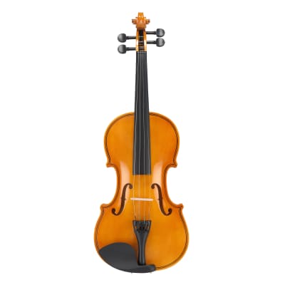 Full Size 4/4 Violin Set for Adults Beginners Students with Hard Case, Violin Bow, Shoulder Rest, Rosin, Extra Strings 2020s - Natural image 16