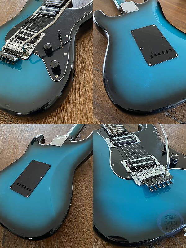 Fernandes Stratocaster, Limited Edition, HH,1987 MIJ, Black Blue