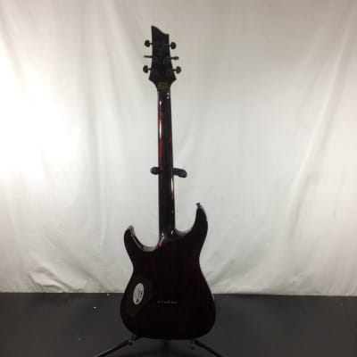 Schecter C-1 Silver Mountain Electric Guitar, Blood Moon image 5