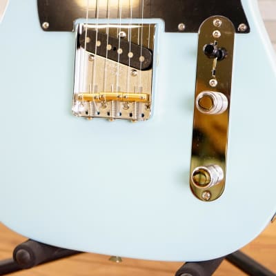 Fender Vintera '50s Telecaster Modified with Maple Fretboard Daphne Blue image 5