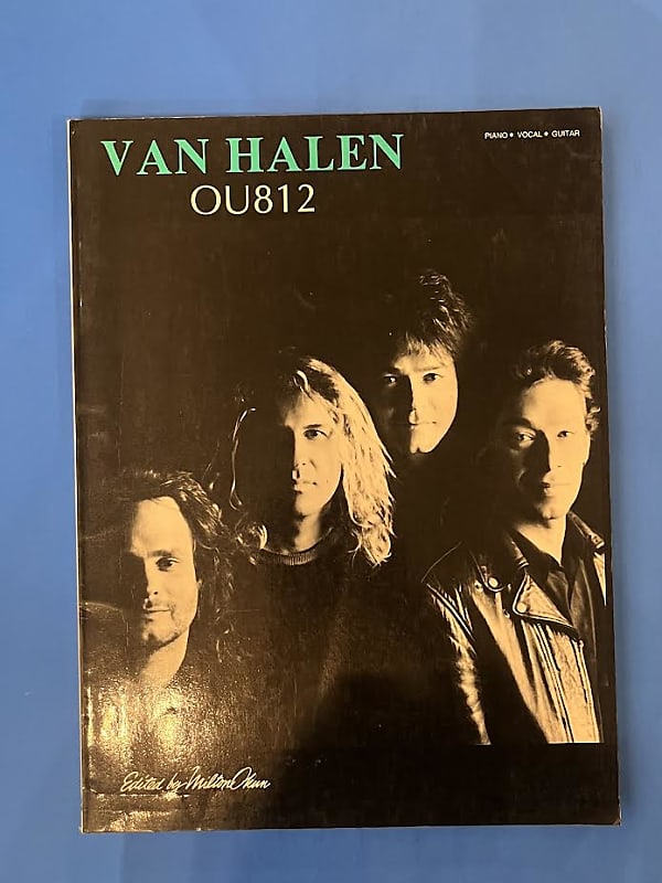 Van Halen OU812 Piano, Vocal & Guitar Sheet Music Book | Reverb