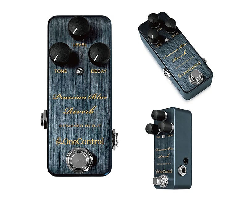 One Control Prussian Blue Reverb Pedal