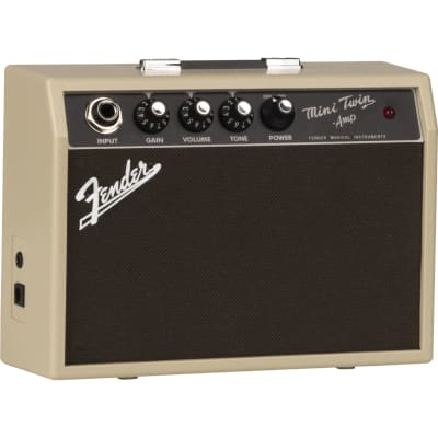Fender Mini '65 Twin Amp Blonde - light Combo Amp for Electric Guitars Bild 4