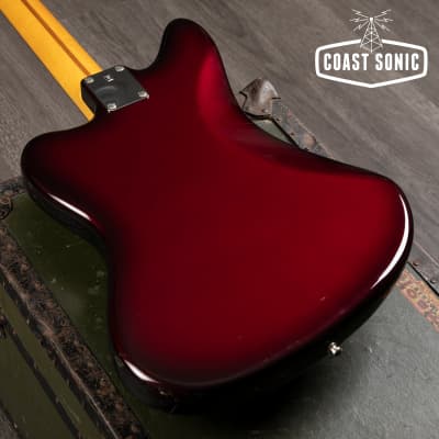 2009 Fender Jaguar Special w/ matching headstock metallic red burst made in Japan image 11
