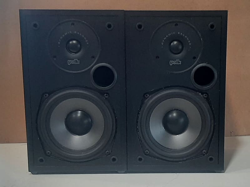 Polk Audio R10 Bookshelf Speakers: Pair, buy Black