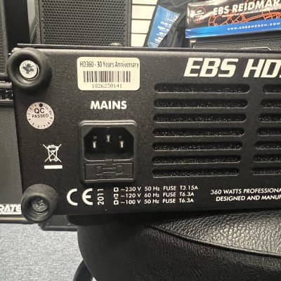 EBS HD360 30th Anniversary Edition Solid State Bass Amplifier Head - Black. Excellent condition! image 6