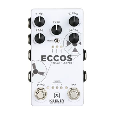 Keeley ECCOS Delay/Looper Pedal - Open Box image 1
