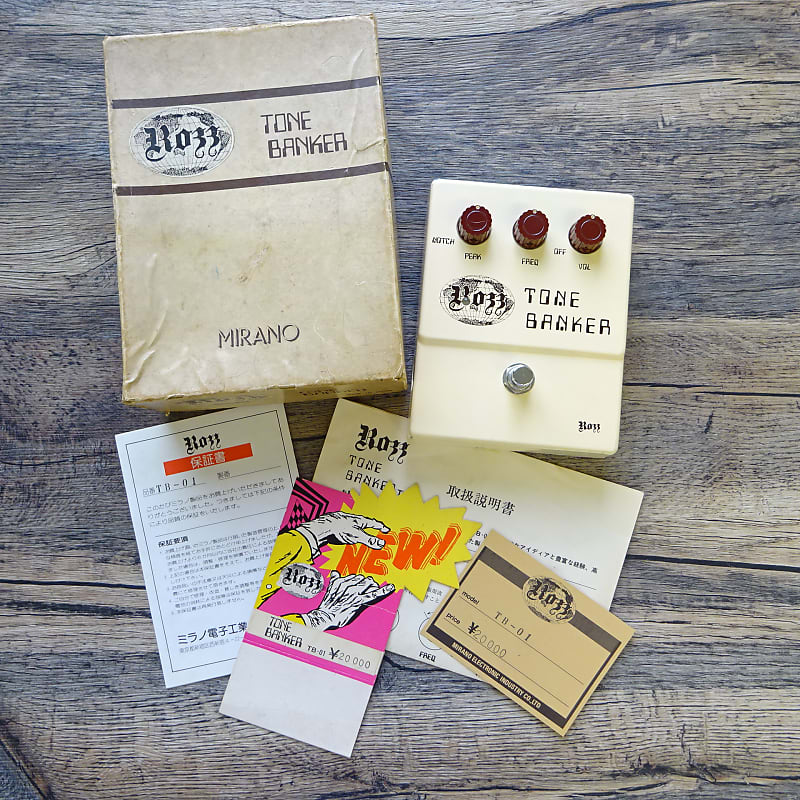 Mirano Rozz TB-01 Tone Banker w/ Orig Box & Manuals 1980s Vintage Made in  Japan MIJ Rare | Reverb
