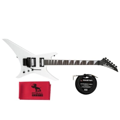 ギター JACKSON WARRIOR JS32 Amaranth  White Jackson JS Series Warrior JS32 Electric Guitar, Amaranth