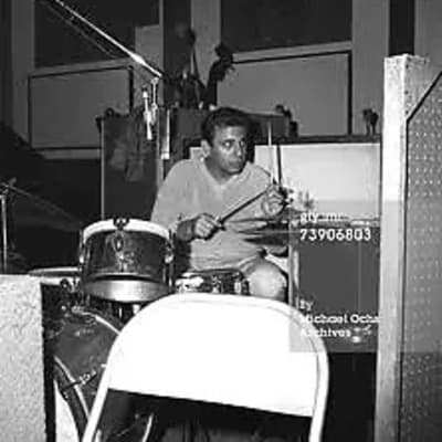Gretsch 1970s Timbales, Latin Model 12"x6" and 13"x6", No Stand, Slingerland Mounts image 8
