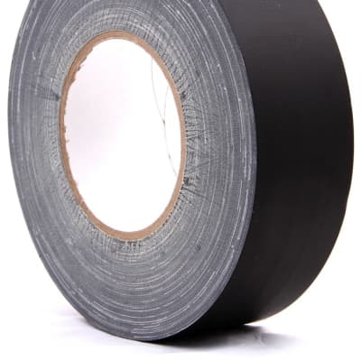 Hosa GFT-447BK 2-inch Gaffer Tape - 60-yard Roll - Black image 1