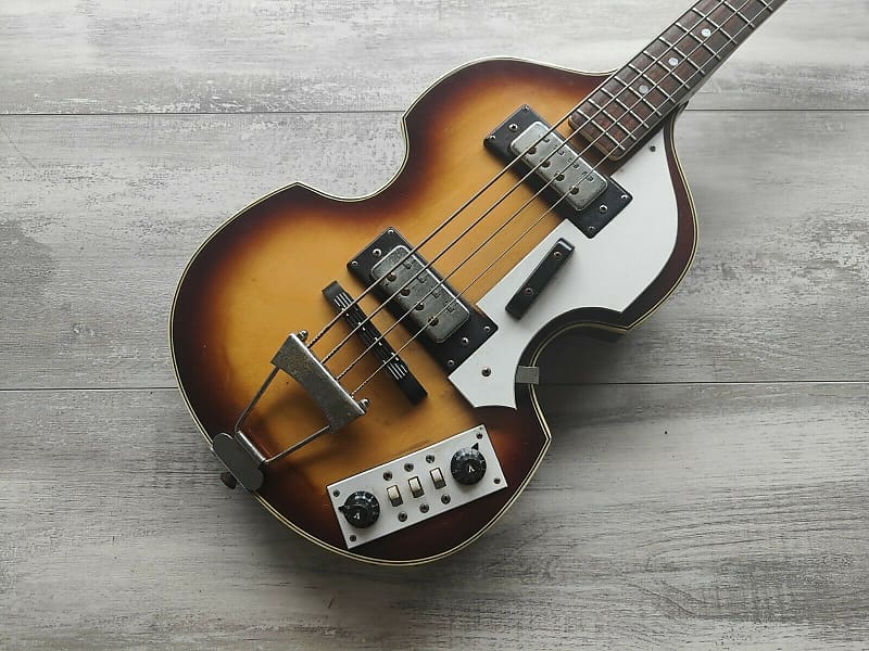 品質検査済 Beatle Violin Japan Fresher 1970's Bass Reverb | (Sunburst) 弦楽器