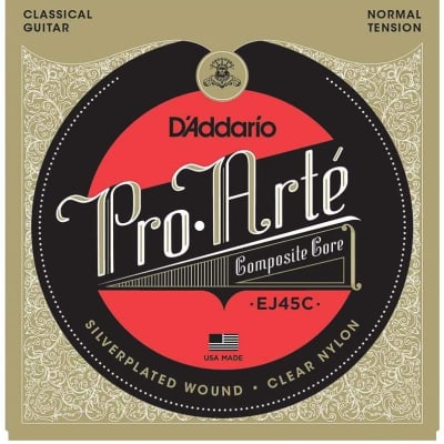 D'Addario Guitar Strings  Classical  EJ45C Pro-Arte Composites Normal Tension for sale