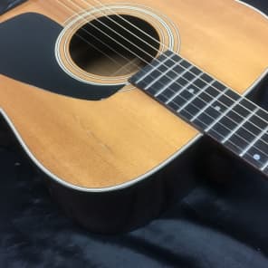 Acoustic Guitar Morris MD-501 Natural Made in Japan with