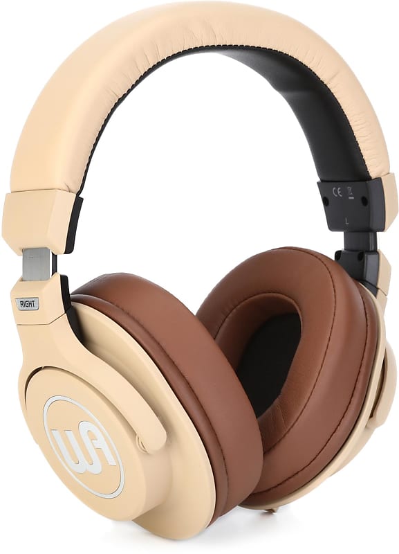 Warm Audio WA-HR HeadRoom Closed-back Professional Studio Headphones - Tan  			