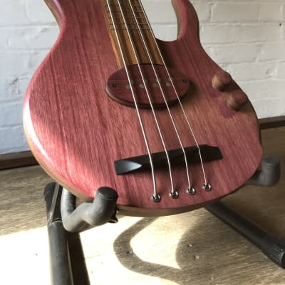 Immagine Letts Woden short scale 4 string bass Purpleheart  Walnut Santos Rosewood handcrafted in the UK 2023 - 2
