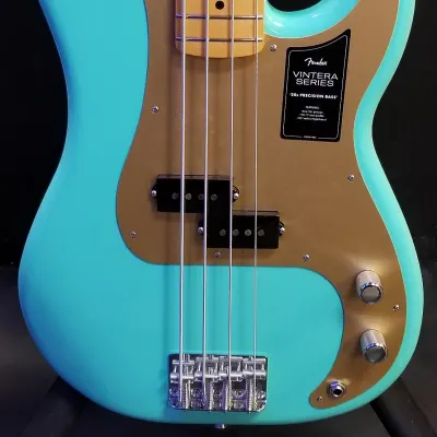 Fender Vintera 50's Precision Bass Vintage Blonde | Reverb