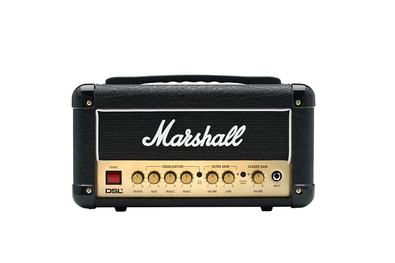Marshall DSL Series 1 Watt Guitar Amp Head, Reverb, DSL1HR image 1