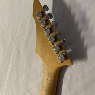 B.C. Rich Virgin Platinum Series Electric Guitar MIK Korea 1980s - Snakeskin image 17