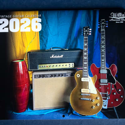 Vintage Guitar Wall calendar 1998, 1999, 2000, 2001 - Gorgeous