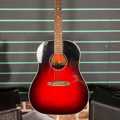 Gibson Slash J-45 Vermillion Burst 2019 Electro-Acoustic Guitar image 2