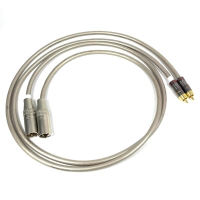 Linn Silver Male RCA to Male XLR interconnects 1.2m pair