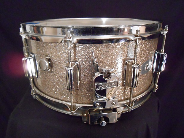 Rogers Dyna-Sonic 6.5x14" Wood Snare Drum with Beavertail Lugs 1960s image 2