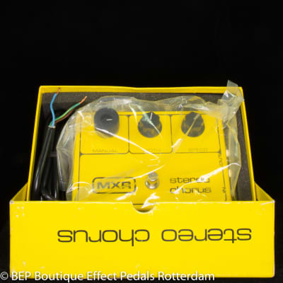 NOS MXR M-134 Stereo Chorus 220 Volt European Plug s/n 34F-000986 80's USA as used by Slash image 11