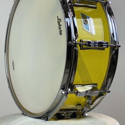 Ludwig 5x14" Vistalite Snare Drum - Yellow image 6