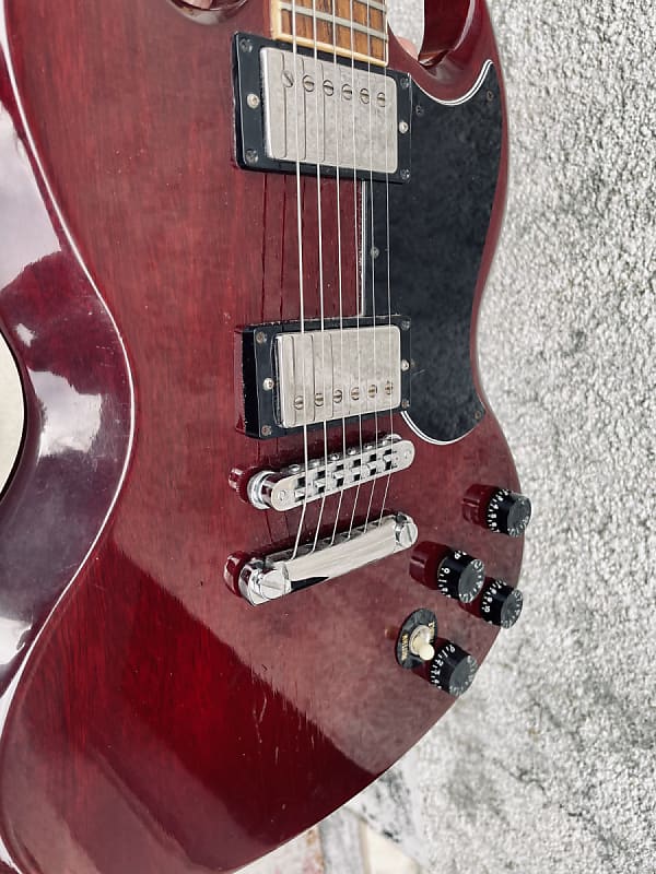 【タイムセール】Gibson USA SG 1990年製　サイドジャック 中古】Gibson / 1990 SG Standard Ebony / Side Jack Model
