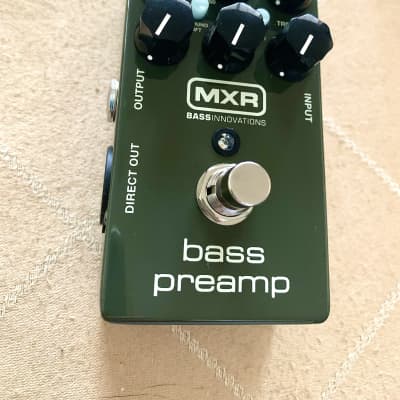 Used MXR M81 Bass PreAmp Bass Guitar Effects Pedal Pre Amp | Reverb