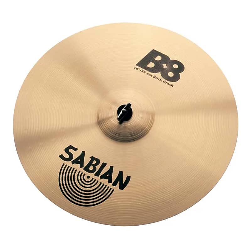 Sabian 18" B8 Rock Crash Cymbal 1990 - 2010 image 1