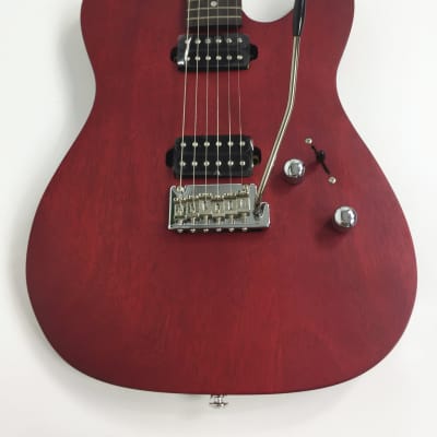 Kapok KATLSRD Thinline Merlot Red HTL Electric Guitar, Coil Split Humbuckers image 3