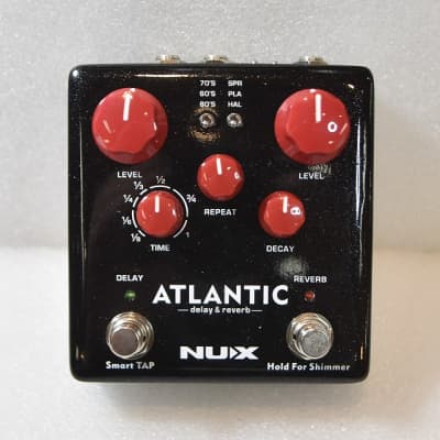 NUX ATLANTIC delay & reverb　ディレイ　リバーブ NUX Atlantic Delay & Reverb Pedal with Smart TAP
