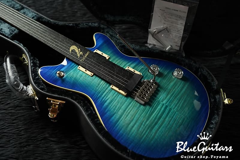MIJ* T's Guitars Arc-STD VS100N 5A Flame Maple Top Centura Blue w 