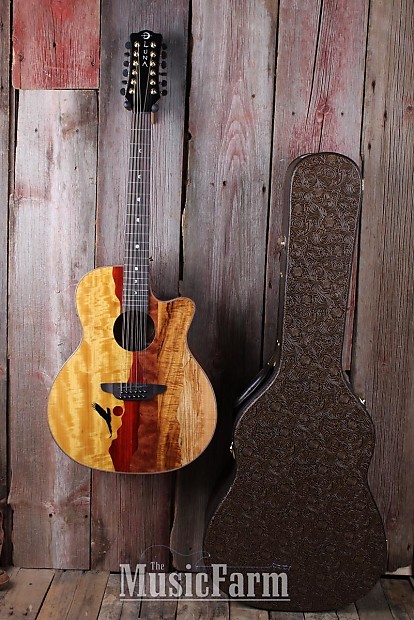Luna Vista Eagle 12 String Acoustic Electric Guitar Reverb France
